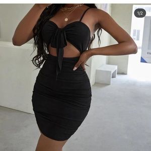 Black dress,sexy dress,straps,